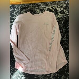 Women’s Light Pink Vineyard Vines Long Sleeve Shirt 100% Cotton Size XS